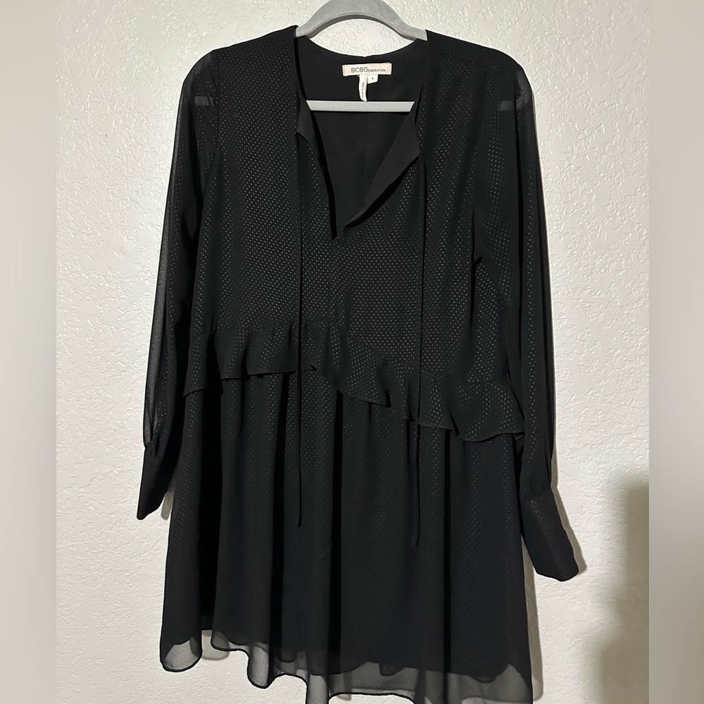 BCBGeneration S black mini dress.